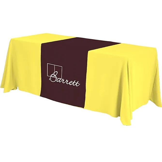 Serged 6-foot Closed-Back Table Throw and Runner Kit
