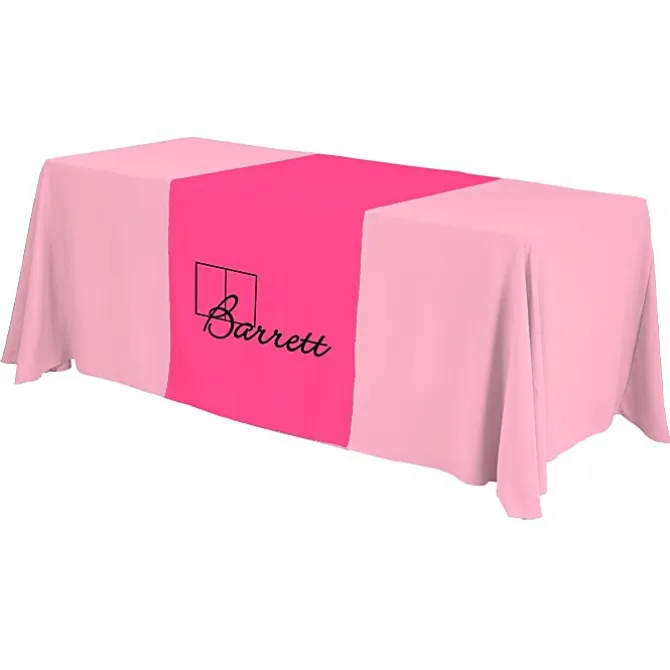 Serged 6-foot Closed-Back Table Throw and Runner Kit