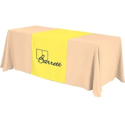 Serged 6-foot Closed-Back Table Throw and Runner Kit