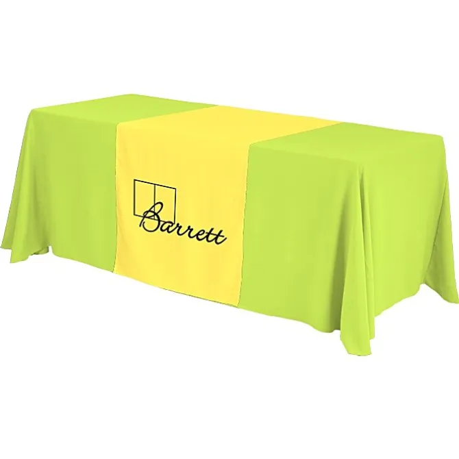 Serged 6-foot Closed-Back Table Throw and Runner Kit