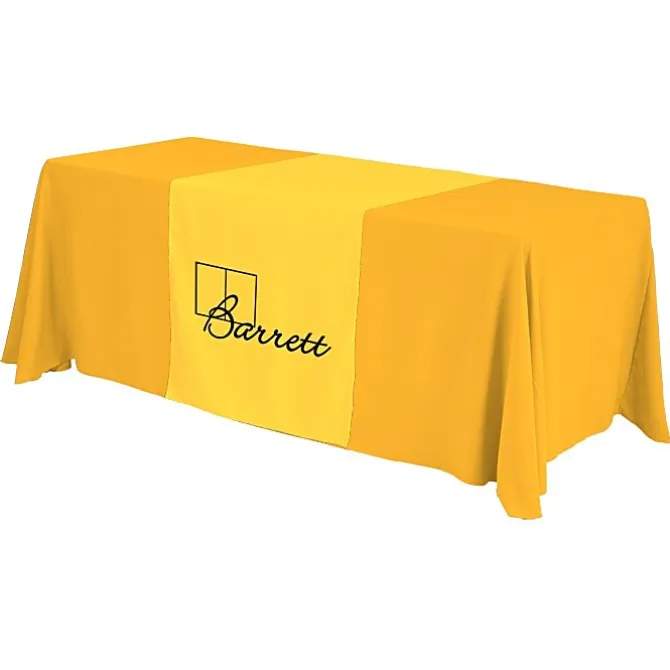 Serged 6-foot Closed-Back Table Throw and Runner Kit
