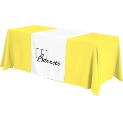 Serged 6-foot Closed-Back Table Throw and Runner Kit