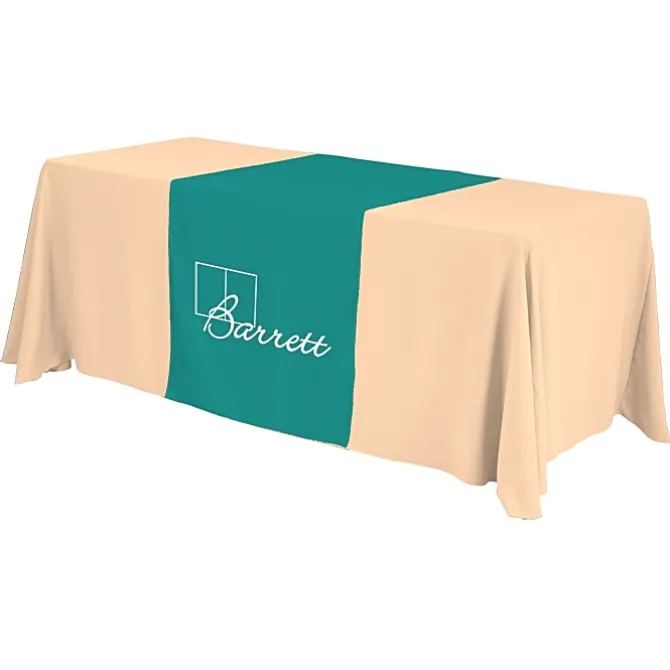 Serged 6-foot Closed-Back Table Throw and Runner Kit