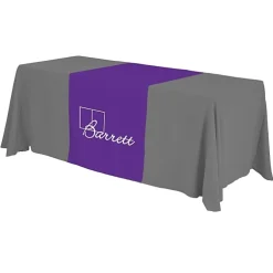 Serged 6-foot Closed-Back Table Throw and Runner Kit - 24 hr
