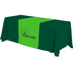 Serged 6-foot Closed-Back Table Throw and Runner Kit - 24 hr