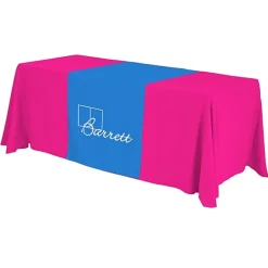 Serged 6-foot Closed-Back Table Throw and Runner Kit - 24 hr
