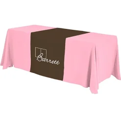 Serged 6-foot Closed-Back Table Throw and Runner Kit - 24 hr