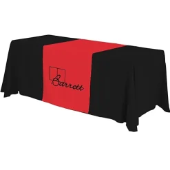 Serged 6-foot Closed-Back Table Throw and Runner Kit - 24 hr
