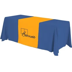 Serged 6-foot Closed-Back Table Throw and Runner Kit - 24 hr