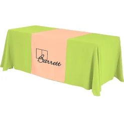 Serged 6-foot Closed-Back Table Throw and Runner Kit - 24 hr