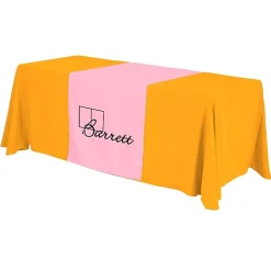 Serged 6-foot Closed-Back Table Throw and Runner Kit - 24 hr