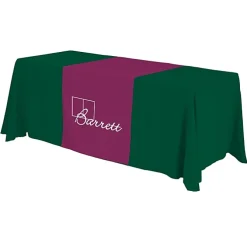 Serged 6-foot Closed-Back Table Throw and Runner Kit - 24 hr