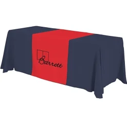 Serged 6-foot Closed-Back Table Throw and Runner Kit - 24 hr