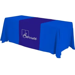 Serged 6-foot Closed-Back Table Throw and Runner Kit - 24 hr