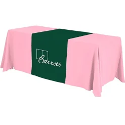Serged 6-foot Closed-Back Table Throw and Runner Kit - 24 hr