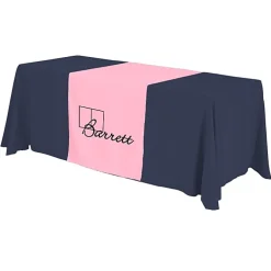 Serged 6-foot Closed-Back Table Throw and Runner Kit - 24 hr
