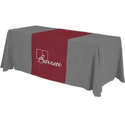Serged 6-foot Closed-Back Table Throw and Runner Kit - 24 hr
