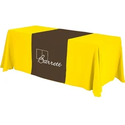 Serged 6-foot Closed-Back Table Throw and Runner Kit - 24 hr