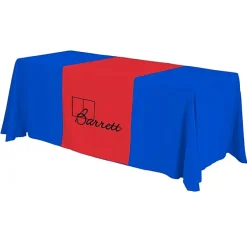 Serged 6-foot Closed-Back Table Throw and Runner Kit - 24 hr