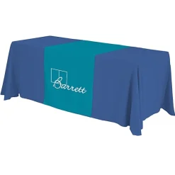 Serged 6-foot Closed-Back Table Throw and Runner Kit - 24 hr