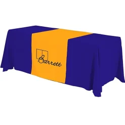 Serged 6-foot Closed-Back Table Throw and Runner Kit - 24 hr