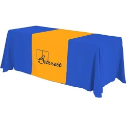 Serged 6-foot Closed-Back Table Throw and Runner Kit - 24 hr