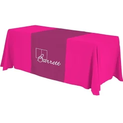 Serged 6-foot Closed-Back Table Throw and Runner Kit - 24 hr