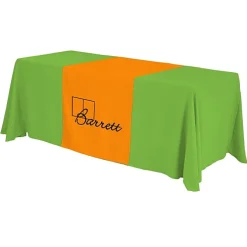 Serged 6-foot Closed-Back Table Throw and Runner Kit - 24 hr