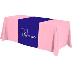 Serged 6-foot Closed-Back Table Throw and Runner Kit - 24 hr