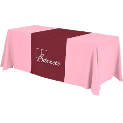 Serged 6-foot Closed-Back Table Throw and Runner Kit - 24 hr