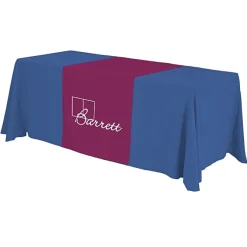 Serged 6-foot Closed-Back Table Throw and Runner Kit - 24 hr