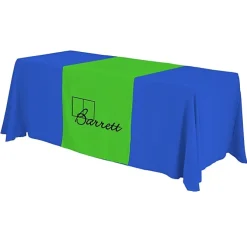 Serged 6-foot Closed-Back Table Throw and Runner Kit - 24 hr