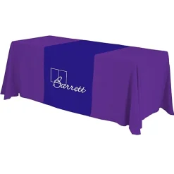 Serged 6-foot Closed-Back Table Throw and Runner Kit - 24 hr