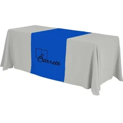 Serged 6-foot Closed-Back Table Throw and Runner Kit - 24 hr