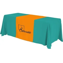 Serged 6-foot Closed-Back Table Throw and Runner Kit - 24 hr