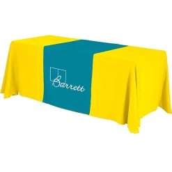 Serged 6-foot Closed-Back Table Throw and Runner Kit - 24 hr