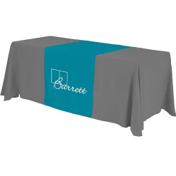 Serged 6-foot Closed-Back Table Throw and Runner Kit - 24 hr
