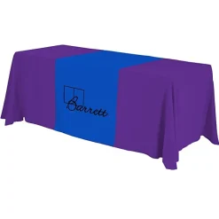 Serged 6-foot Closed-Back Table Throw and Runner Kit - 24 hr