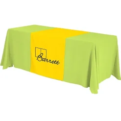 Serged 6-foot Closed-Back Table Throw and Runner Kit - 24 hr