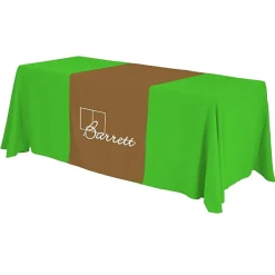 Serged 6-foot Closed-Back Table Throw and Runner Kit - 24 hr