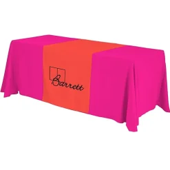 Serged 6-foot Closed-Back Table Throw and Runner Kit - 24 hr