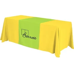 Serged 6-foot Closed-Back Table Throw and Runner Kit - 24 hr
