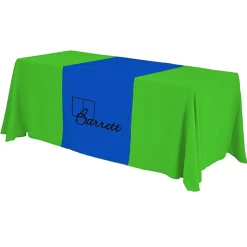 Serged 6-foot Closed-Back Table Throw and Runner Kit - 24 hr