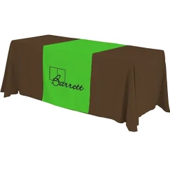 Serged 6-foot Closed-Back Table Throw and Runner Kit - 24 hr