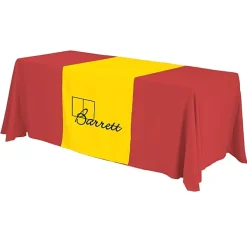Serged 6-foot Closed-Back Table Throw and Runner Kit - 24 hr