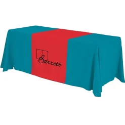 Serged 6-foot Closed-Back Table Throw and Runner Kit - 24 hr