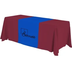 Serged 6-foot Closed-Back Table Throw and Runner Kit - 24 hr