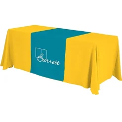 Serged 6-foot Closed-Back Table Throw and Runner Kit - 24 hr