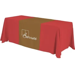 Serged 6-foot Closed-Back Table Throw and Runner Kit - 24 hr