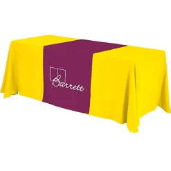 Serged 6-foot Closed-Back Table Throw and Runner Kit - 24 hr